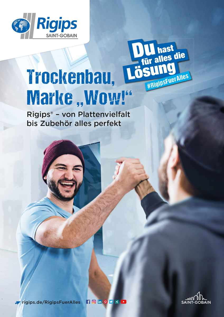 Du hast für alles die Lösung Motiv Trockenbau